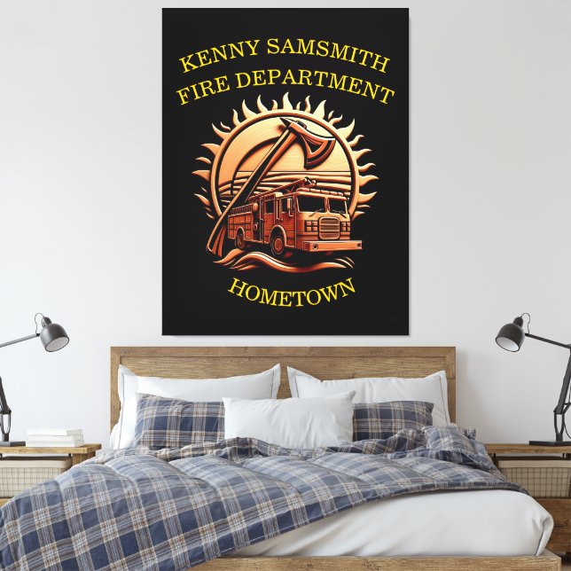 Lienzo Feroy Valor Intrincado Diseño Heroico De Camión De (Insitu(Dormitorio))