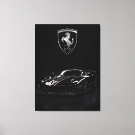 Lienzo Ferrari FXX-K Hipercoche Negro | Supercoche Oscuro