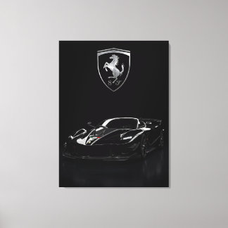 Lienzo Ferrari FXX-K Hipercoche Negro | Supercoche Oscuro
