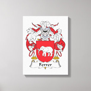 Lienzo Ferrer Family Crest