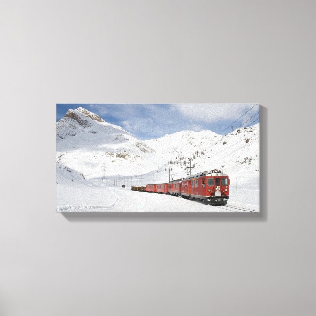 Lienzo Ferrocarril Bernina (Anverso)
