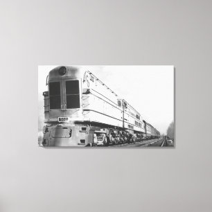Lienzo Ferrocarril Chesapeake & Ohio Locomotora "500"