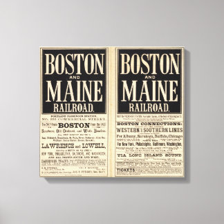 Lienzo Ferrocarril de Boston y Maine