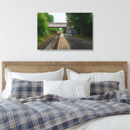 Lienzo Ferrocarril de Burnley Barracks - Ferrocarriles de