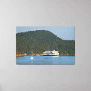 Lienzo Ferry En Miners Bay BC