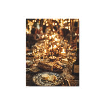 Festín de Vino y Pan con Velas