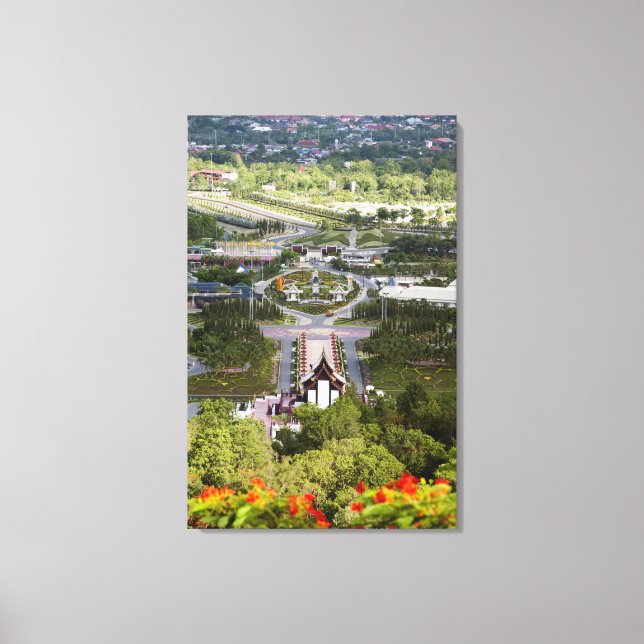 Lienzo Festival de Flores de Ratchaphruek (Anverso)