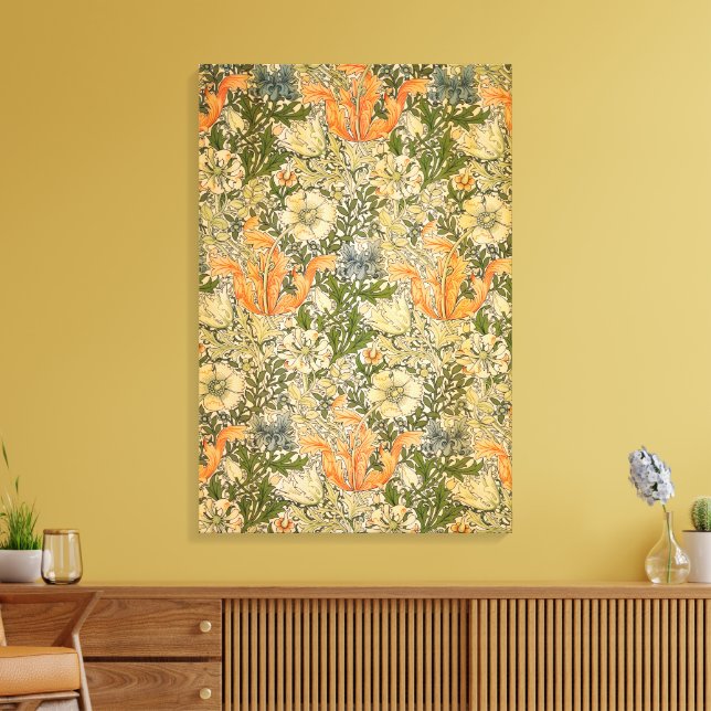Lienzo Festival de Flores William Morris Spring Compton (Insitu (Sala de estar))