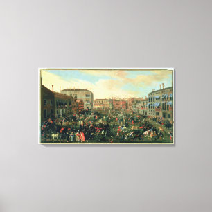 Lienzo Festival de los toros, polo de Campo San