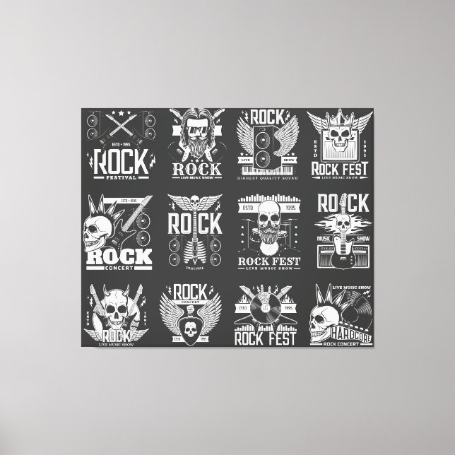 Lienzo Festival de música (Anverso)