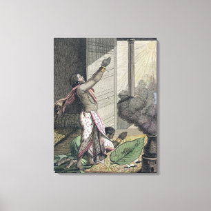 Lienzo Festival de Pongol, la India, del 'viaje Indes