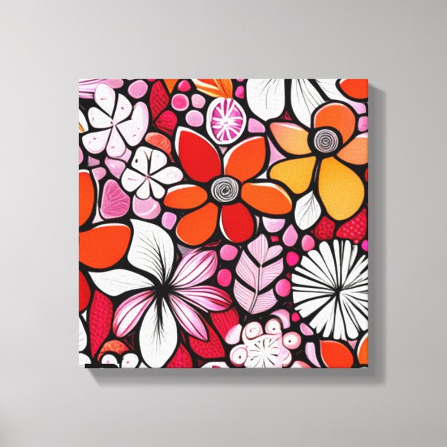 Lienzo Festividad de Hawái (Anverso)