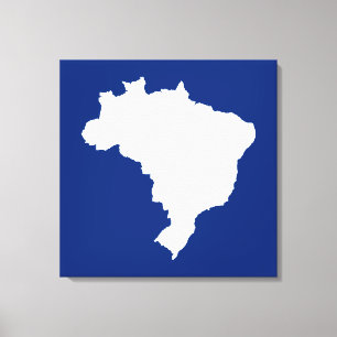 Lienzo Festividades azules en Brasil en Emporiomoffa