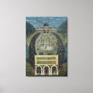 Lienzo Fete de la Federation, el 14 de julio de 1790
