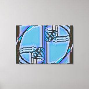 Lienzo FIB 369   Blues, Fibonacci