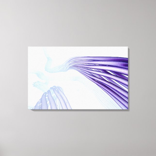 Lienzo Fibras nerviosas estilizadas (Anverso)