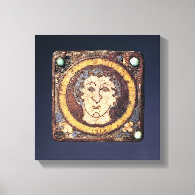 Lienzo Fibula con la cara de un joven (Anverso)