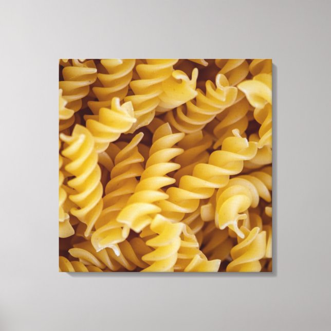 Lienzo Fideos de Pasta Fusilli (Anverso)