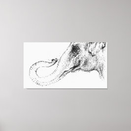 Lienzo fiel 100% de elefante por Inkspot