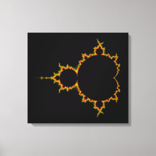 Lienzo Fiery Mandelbrot Set Wraped Canvas