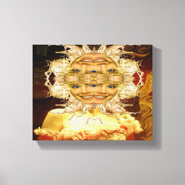 Lienzo Fiesta Alien (Anverso)