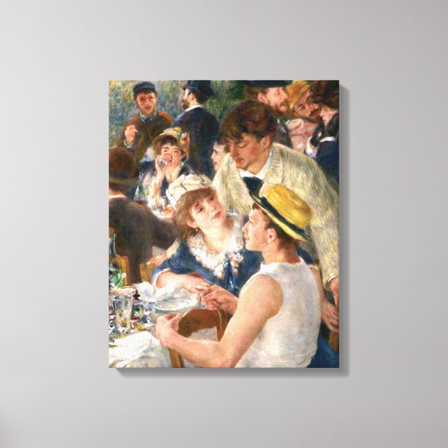 Lienzo Fiesta de Renoir French Luncheon Boating (Anverso)