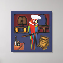 LIENZO FIESTA PARROTS