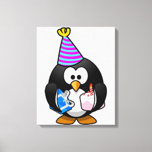 Lienzo Fiesta Penguin