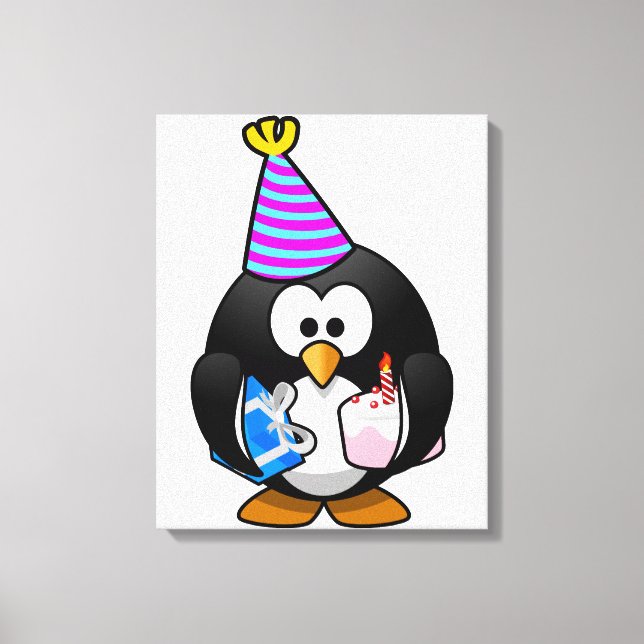 Lienzo Fiesta Penguin (Anverso)