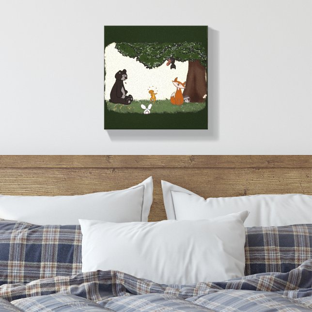 Lienzo figdewdrop Spring Day Stretched Canvas Print (Insitu(Dormitorio))