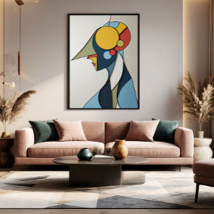 Lienzo Figura abstracta vibrante