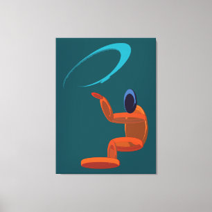 Lienzo Figura Cósmica Abstracta Conceptual