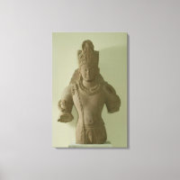 Figura de Lord Vishnu, Mathura (arenisca roja)