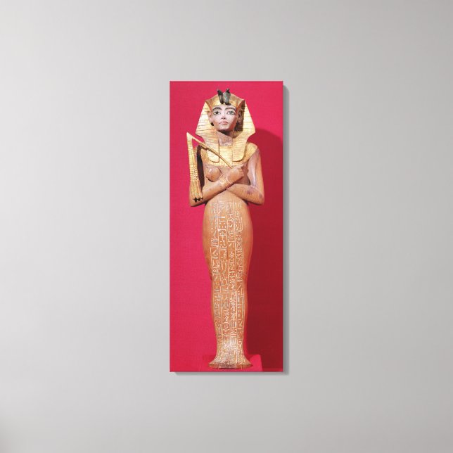 Lienzo Figura de Shabti rey de la Tumba de Tutankhamun (Anverso)