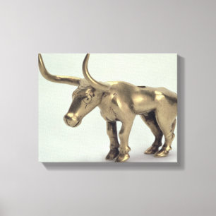 Lienzo Figura de un toro