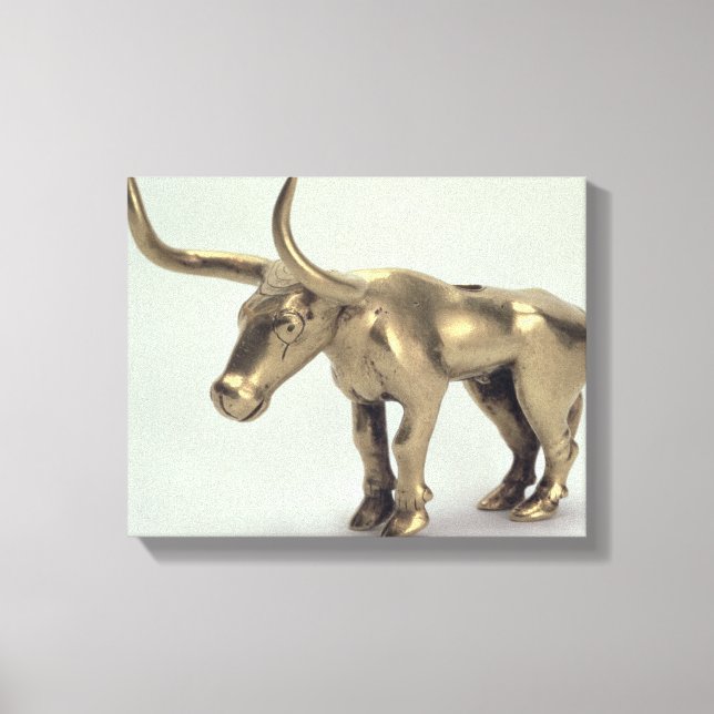 Lienzo Figura de un toro (Anverso)