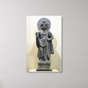 Lienzo Figura del Bodhisattva, de Mekha-Sanda cerca de