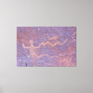 Lienzo Figura masculina Petroglifo