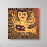 Figura rodada de un jaguar, cultura de Paracas