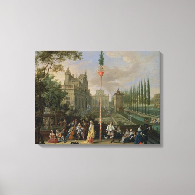 Lienzo Figuras elegantes (Anverso)