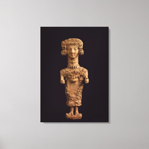 Lienzo Figurilla femenina en un plinth, necr del DES