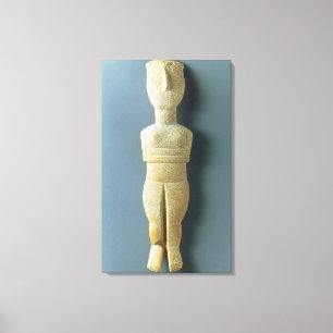 Lienzo figurina femenina, Cíclada temprana, c.2800-2300 a