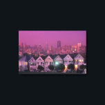 Lienzo Filas al atardecer en San Francisco,<br><div class="desc">DERECHOS RESERVADOS Janis Miglavs / DanitaDelimont.com | US05 JMI0007.jpg | Casas de fila al atardecer en San Francisco,  California.</div>