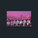 Lienzo Filas al atardecer en San Francisco,<br><div class="desc">DERECHOS RESERVADOS Janis Miglavs / DanitaDelimont.com | US05 JMI0007.jpg | Casas de fila al atardecer en San Francisco,  California.</div>