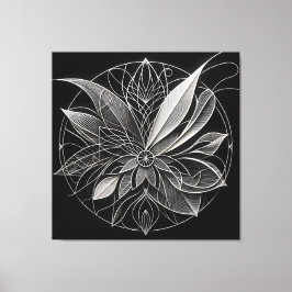 Lienzo Filigree Floral Mandala