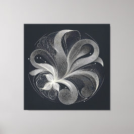 Lienzo Filigree Flow Circle