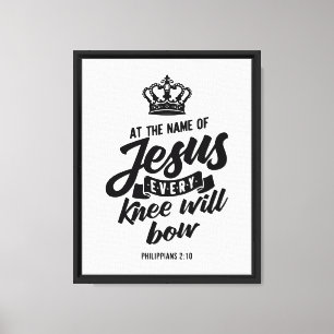 Lienzo Filipenses 2:10