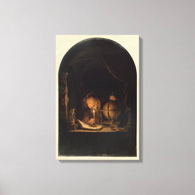 Lienzo Filósofo alquimista medieval (Anverso)