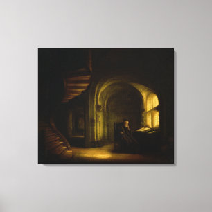 Lienzo Filósofo con un libro abierto, 1625-7 (aceite en e