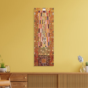 Lienzo Fin de la pared, friso de Stoclet de Gustav Klimt